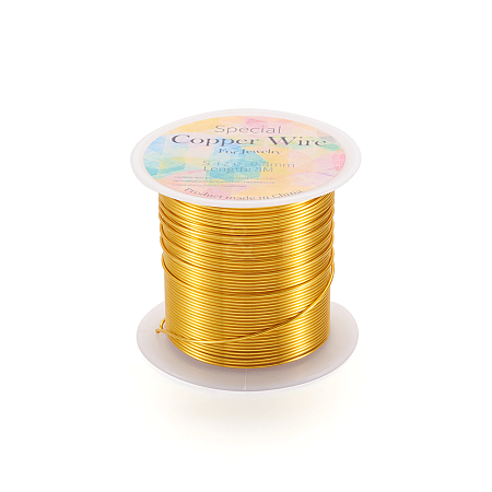 Round Copper Beading Wire for Jewelry Making YS-TAC0004-0.8mm-03-1