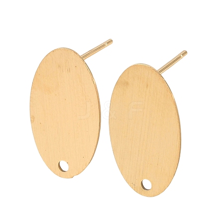 316 Stainless Steel Stud Earring Findings STAS-D389-01G-1