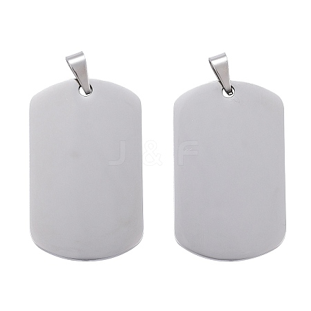 Anti-Tarnish 304 Stainless Steel Pendants STAS-I311-03A-P-1