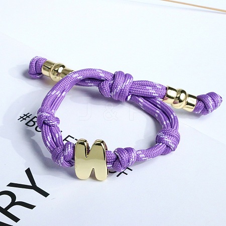 Letter N Cotton Cord Braided Knot Bracelets FS-WG79C27-14-1