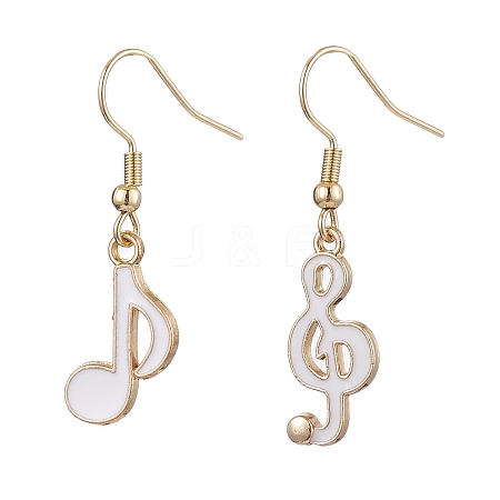 Alloy and Enamel Dangle Earrings for Woman EJEW-JE06019-1