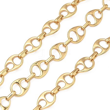 304 Stainless Steel Oval Link Chains CHS-K023-09G-1