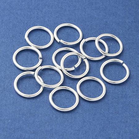 Brass Open Jump Rings KK-M165-7mm-01S-RS-1