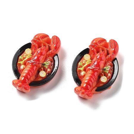 Cute Mini Food Series Resin Cabochons CRES-I038-01G-1