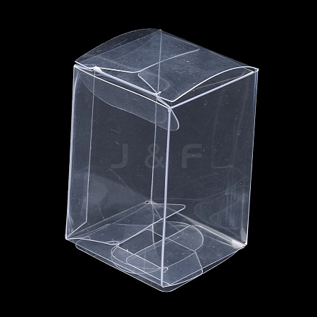 Rectangle Transparent Plastic PVC Box Gift Packaging CON-F013-01B-1
