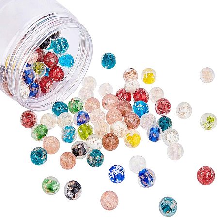 Handmade Luminous Lampwork Beads LAMP-NB0001-11-1