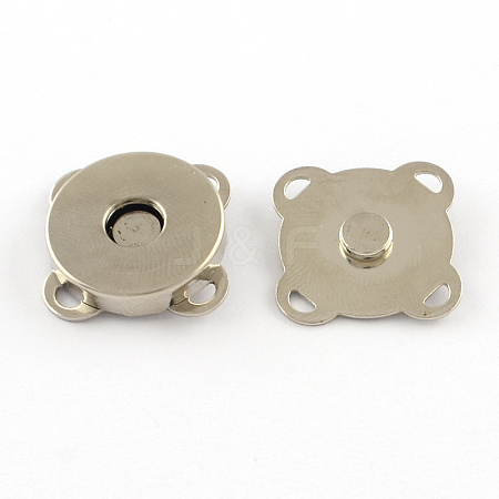 Iron Purse Snap Clasps X-IFIN-R203-69P-1