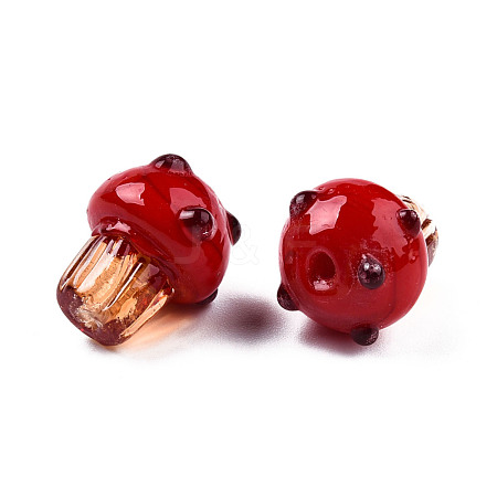 Handmade Bumpy Lampwork Beads LAMP-N029-014-1