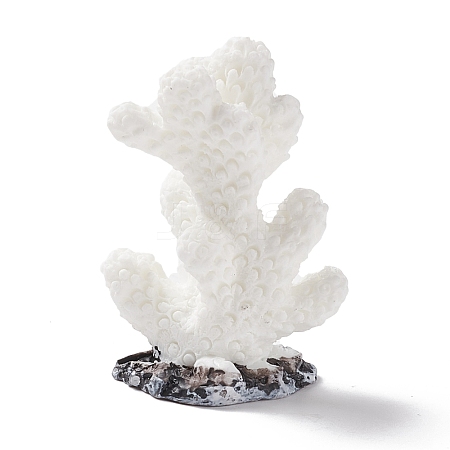 Resin Imitation Coral Ornaments DJEW-G026-05A-1