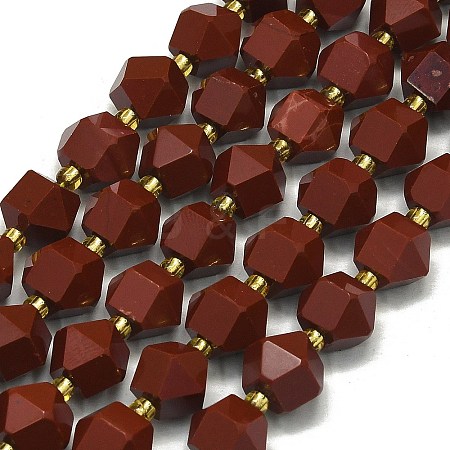 Natural Red Jasper Beads Strand G-I376-A14-01-1