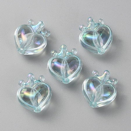 Transparent Acrylic Beads MACR-WH0010-06A-1