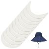 Plastic Hat Brim Board for Peaked Cap DIY-WH0060-83-1
