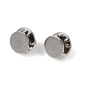 304 Stainless Steel Butterfly Clutches Pin Backs X-STAS-P262-03P-03-1