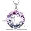 Alloy Pendant Necklaces PW-WGBDB2F-01-4