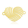 Ion Plating(IP) 201 Stainless Steel Connector Charms STAS-N090-LA873-2-2