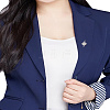 1Pc Star Alloy Rhinestone Lapel Pins JEWB-LP0004-17-3