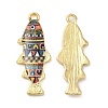 Alloy Enamel Pendants FIND-C037-16G-08-1-1