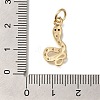 Brass Micro Pave Cubic Zirconia Pendants KK-Q001-14G-3