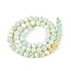 Anti-Tarnish Electroplate Glass Beads Strands EGLA-ZX010-6mm-12-4