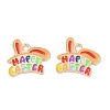 Easter Alloy Enamel Pendants LS-ENAM-I055-01KCG-05-1