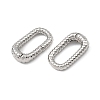SHEGRACE Brass Spring Gate Rings XGRQ58222-756P-2