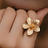 Brass Cuff Rings for Women LS-RJEW-Z097-01G-02-1