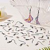 100Pcs 2 Style Earring Hooks and Open Jump Rings STAS-SZ0001-73-6