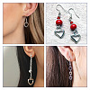 DIY Heart Earring Making Kit DIY-TA0005-40-8