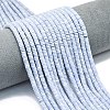 Synthetic Blue Lace Agate Beads Strands G-P575-B35-4x1mm-1