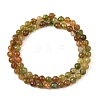 Natural Yellow Green Tourmaline Beads Strands G-Z106-A06-6mm-3