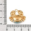 304 Stainless Steel Rhinestone Glass Pendants STAS-E531-05G-3