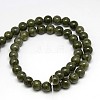 Natural Yellow Jade Beads Strands G-G598-6mm-YXS-26-2