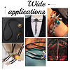 28Pcs 4 Style Alloy Cord Ends FIND-PH0004-26-4