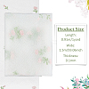 Polyester Flower Pattern Mesh Fabric SENE-WH0003-45A-2