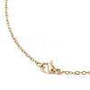 Handmade Glass Seed Beaded Star Pendant 304 Stainless Steel Cable Chain Necklaces for Women NJEW-MZ00118-02-5