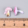 Mushroom Theme Opaque Resin Cabochons CRES-T025-22-4