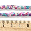 Baking Paint Synthetic Turquoise Beads Strands G-H060-02A-03-5
