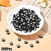 200Pcs Transparent Acrylic Beads TACR-YW0002-08A-1