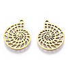 Ion Plating(IP) 304 Stainless Steel Pendants STAS-T063-211G-1