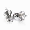 304 Stainless Steel Cup Pearl Peg Bails Pin Pendants STAS-G161-26B-1