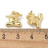 Rack Plating Brass Pendants KK-K392-53G-3