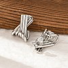 304 Stainless Steel Stud Earrings EJEW-M073-02P-5