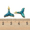 Rack Plated Brass Enamel Charms KK-P270-07G-3