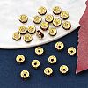 Brass Grade A Rhinestone Spacer Beads RSB034NF-09G-4