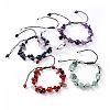 Adjustable Nylon Cord Braided Bead Bracelets BJEW-JB04602-1