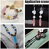 8Pcs 4 Colors Normal Lampwork Beads FOIL-AR0001-01-7