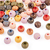 60Pcs Wood Beads WOOD-TA0002-79B-3