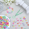 250Pcs Opaque Acrylic Beads OACR-SC0002-55-4