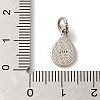 925 Sterling Silver Teardrop with Tree of Life Charms STER-K180-04AS-3