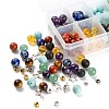 192Pcs 8 Styles 10mm Gemstone Beads Chakra Yoga Healing Stone Kits G-LS0001-02C-3
